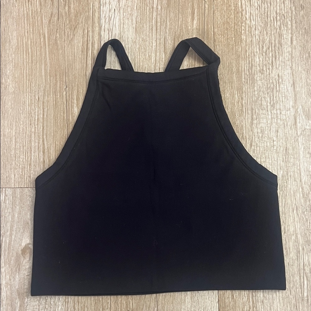 Black racerback tank